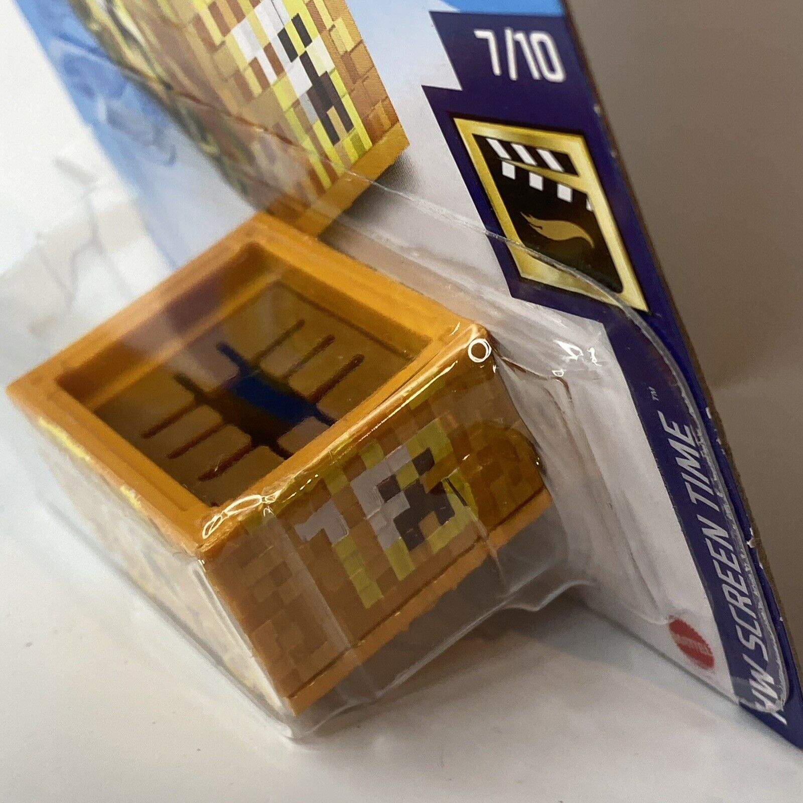 Hot Wheels 2021 HW Screen Time 7/10 Minecraft Yellow Minecart